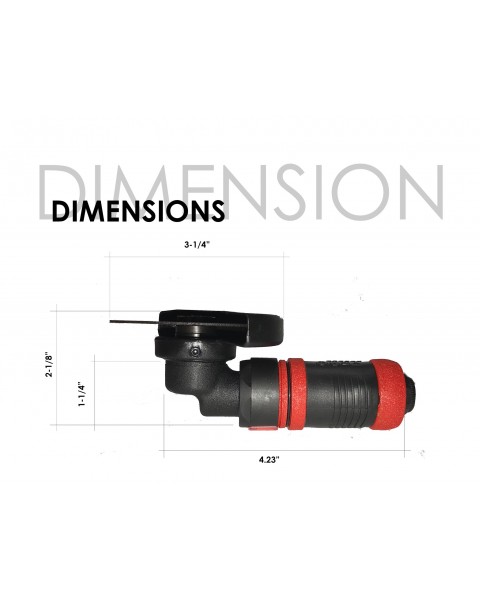 Mini 3"  Cut off tool with Low Profile Angle Set - 16500 Rpm